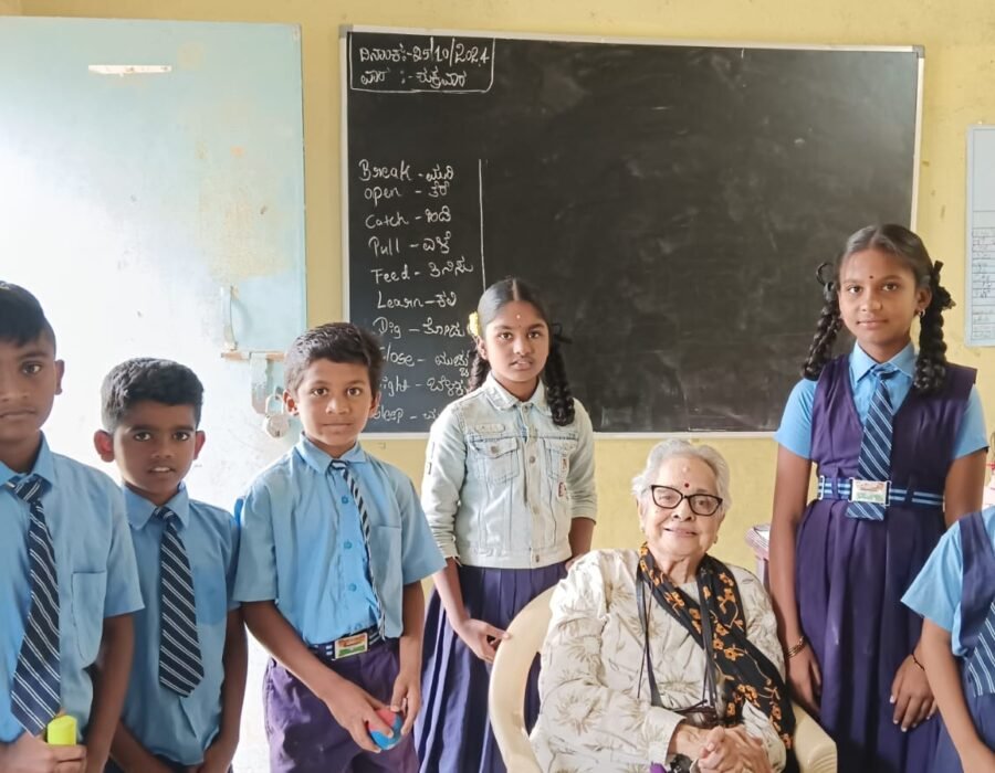 STD 4 with Rajeshwari