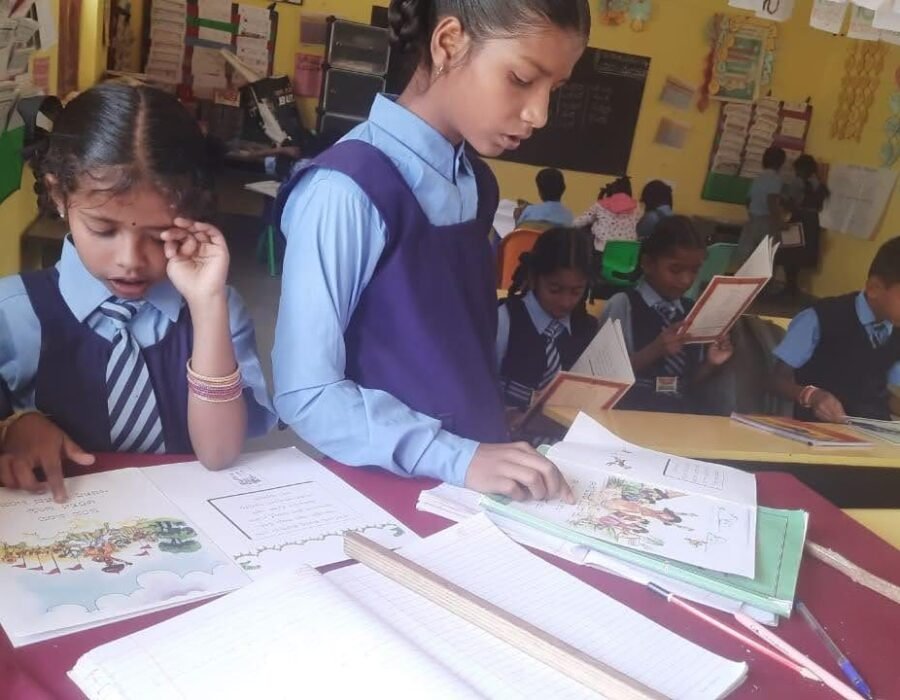 Students Learning English